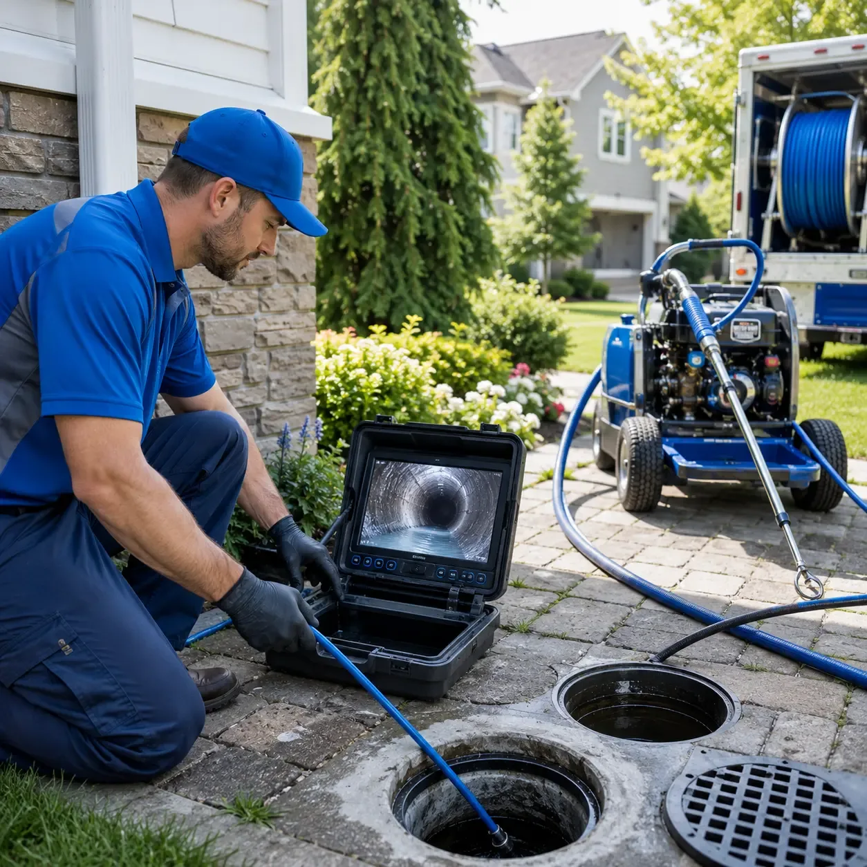 Outdoor drain cleaning professionals serving Alderson, OK